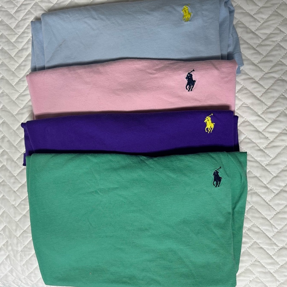 Polo Ralph Lauren men’s t-shirts all 4 shirts